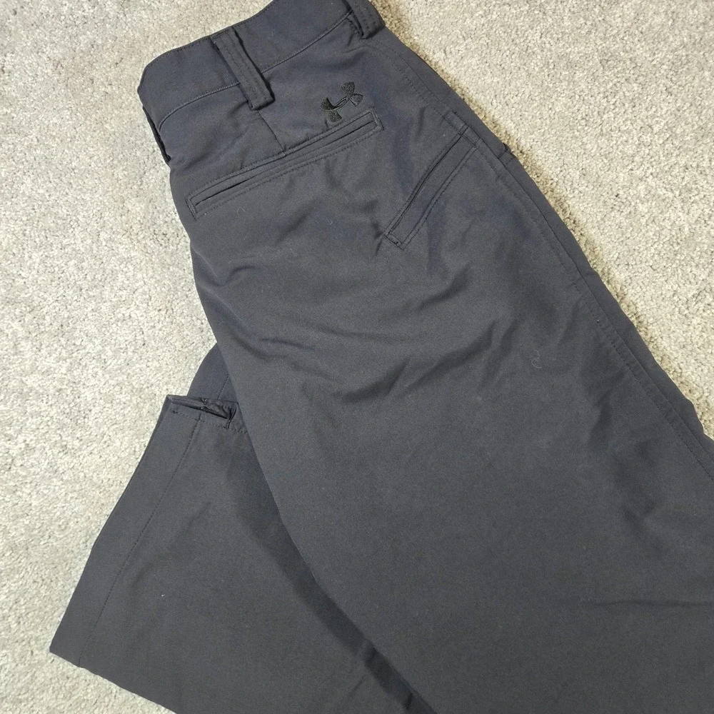 Under Armour Mens Golf Pant 30x30 Black Golf Performance Nylon Stretch